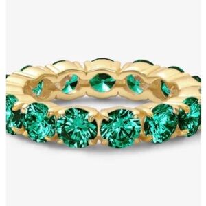 MELINDA MARIA Grand Heiress Emerald Ring